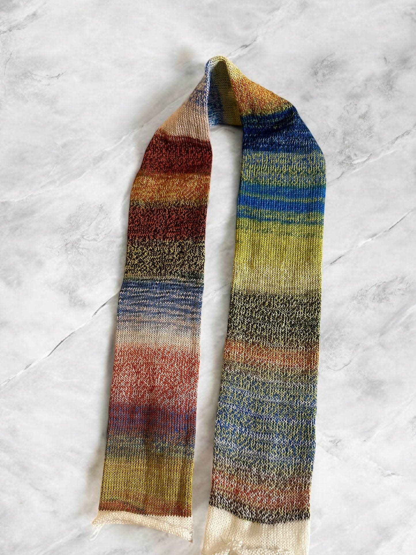 72 Stitch Vanilla Scarf Kit Schoppel Zauberball Crazy Cotton Starke 4- Color 2366