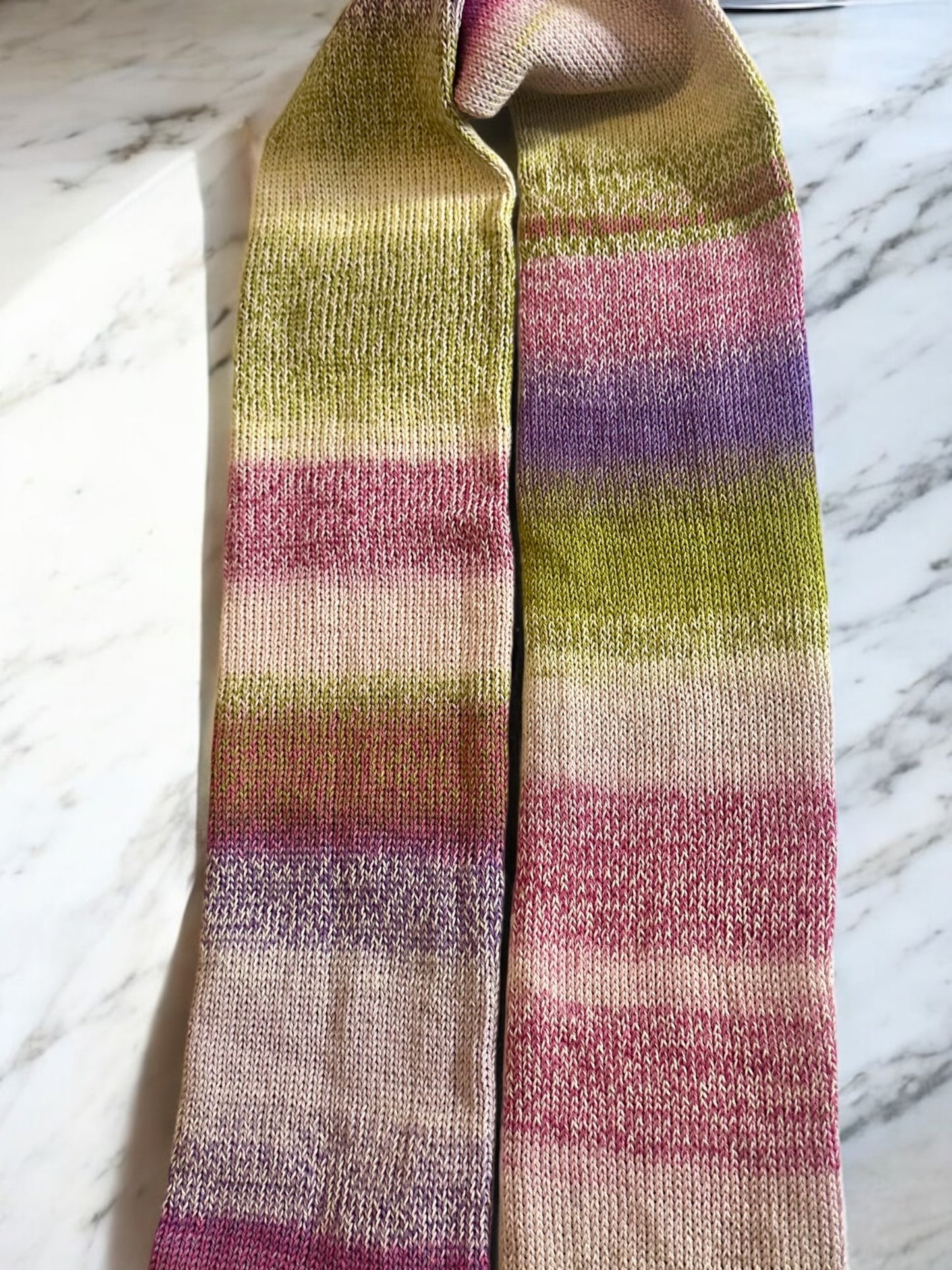 72 Stitch Vanilla Scarf Kit Schoppel Zauberball Crazy Cotton Starke 4- Color 2503