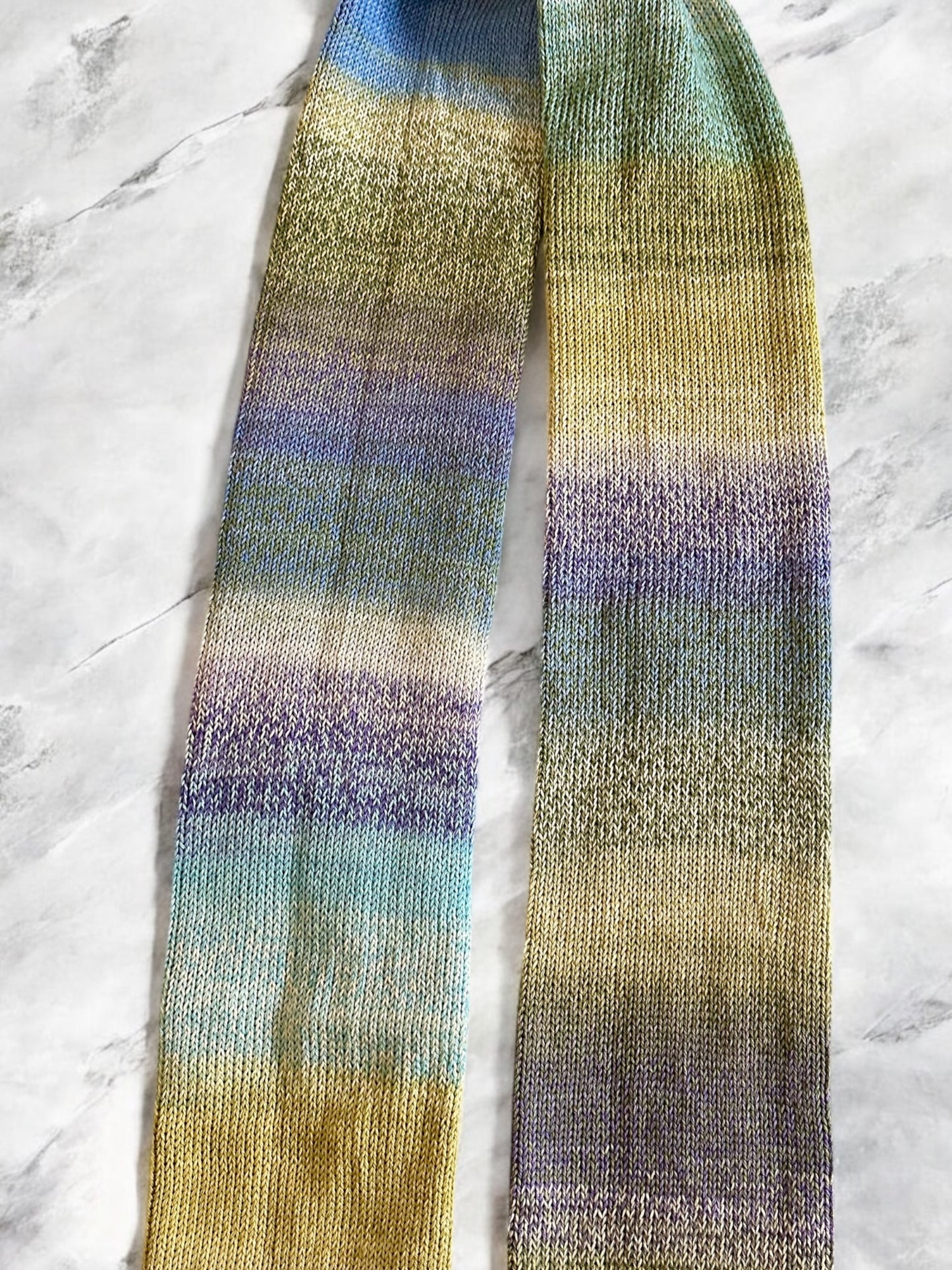72 Stitch Vanilla Scarf Kit Schoppel Zauberball Crazy Cotton Starke 4- Color 2504