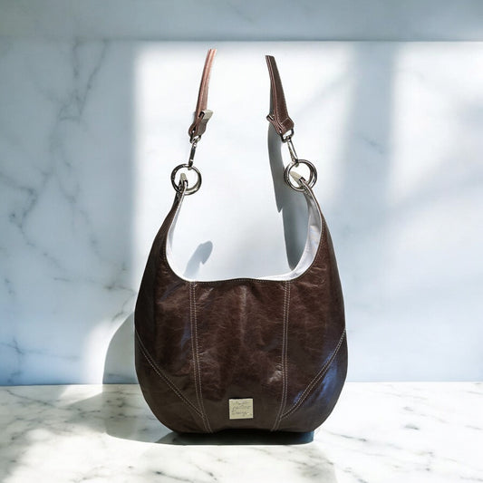 Italian Leather Boho Handbag