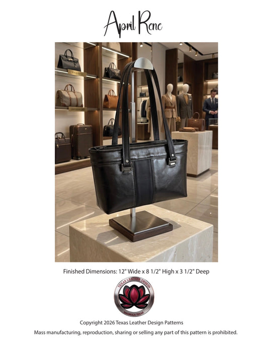April Rene Shoulder Bag PDF Pattern - Instant Download- Machine Sewing Pattern