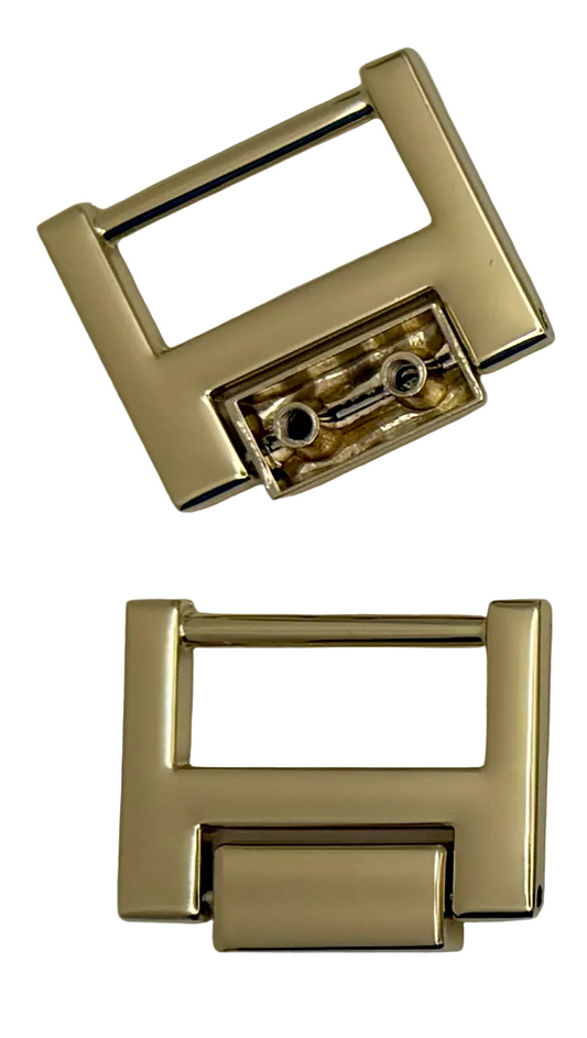 ight-gold linear handbag strap connectors for 1-inch straps