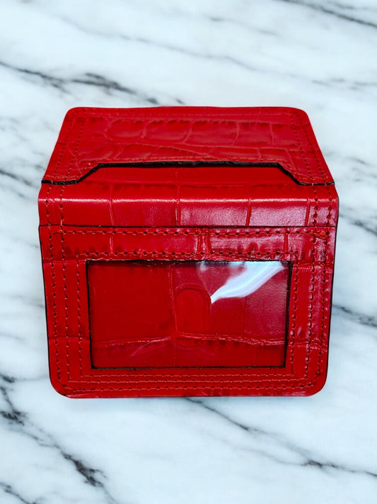 Italian Leather Minimalist Bifold Wallet
