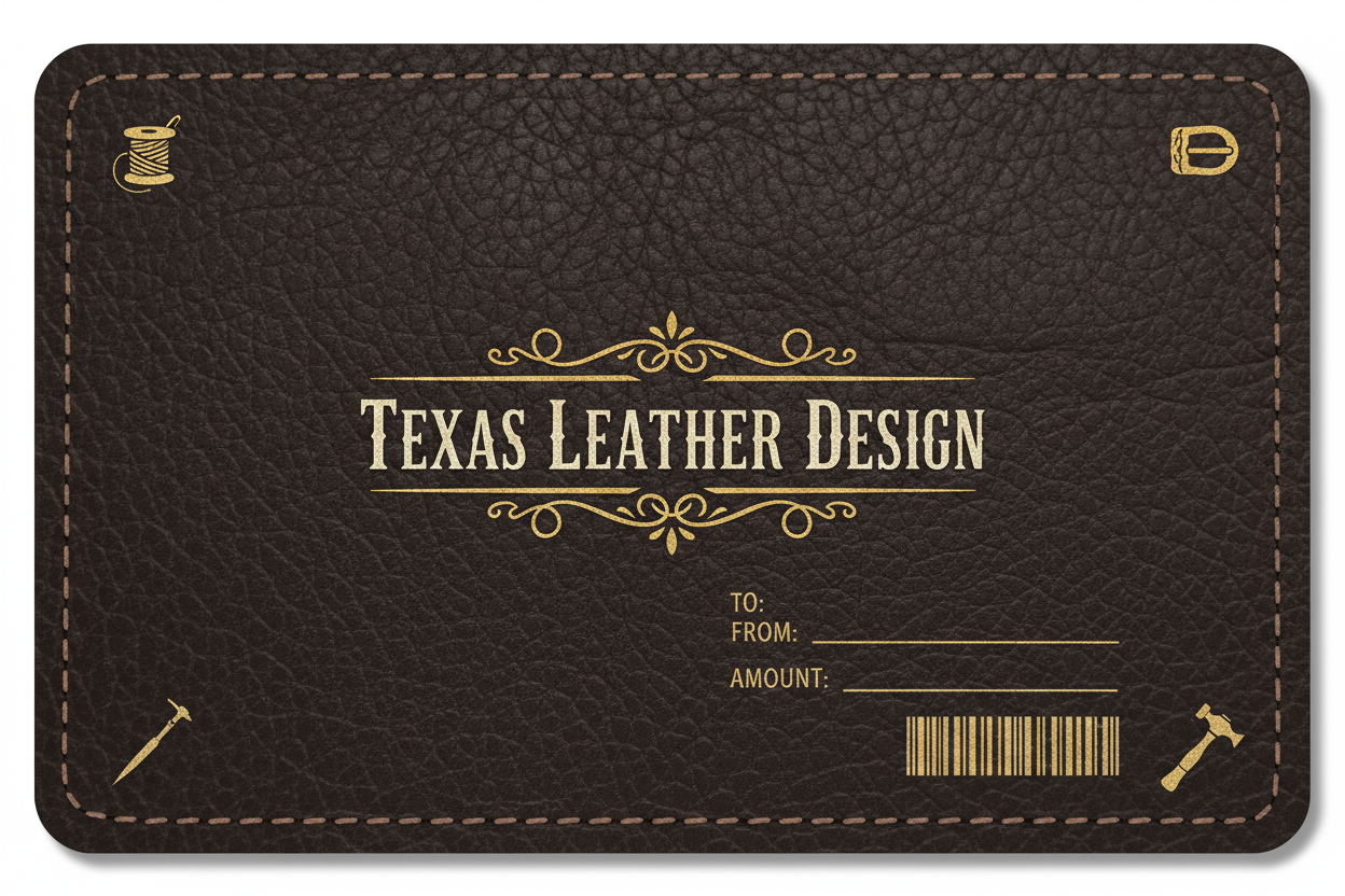 Texas Leather Design Gift Card