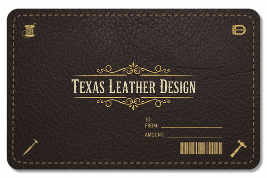 Texas Leather Design Gift Card