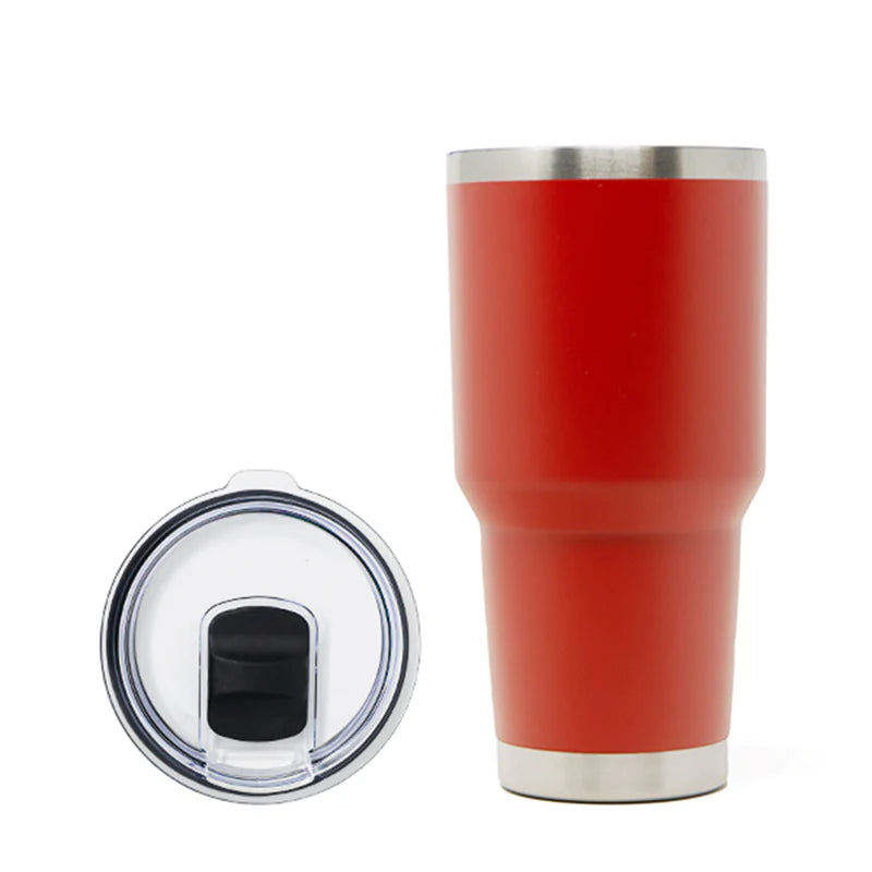 CUSTOM ENGRAVED 30 OZ TUMBLER WITH MAGNETIC SLIDING LID